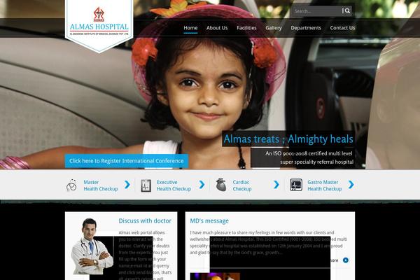 almashospital.com site used Almas-hospital