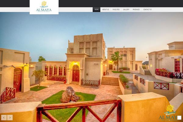 Paradisehotel theme site design template sample