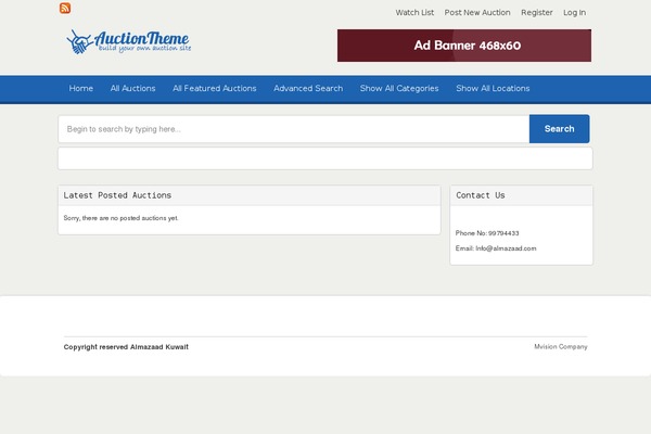 Auctiontheme theme site design template sample