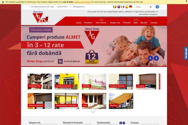 almet.ro site used Almet