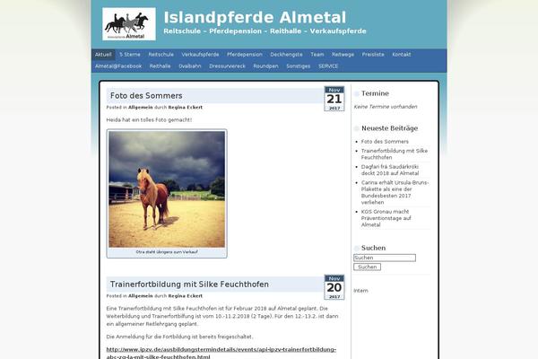 Blend theme site design template sample
