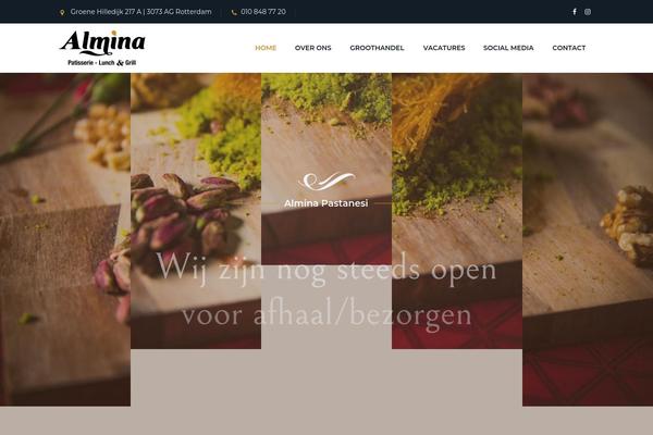 Nutrico theme site design template sample