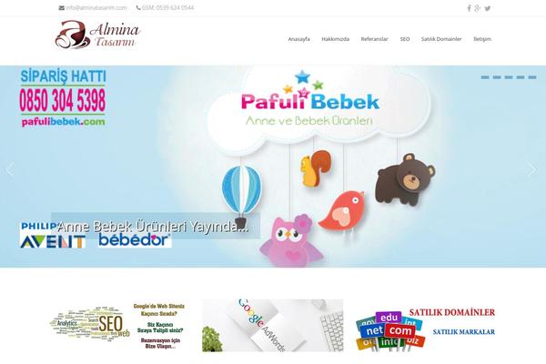 Seller theme site design template sample