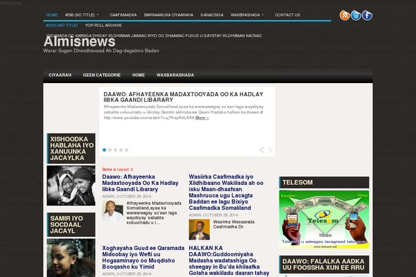 Sparks theme site design template sample