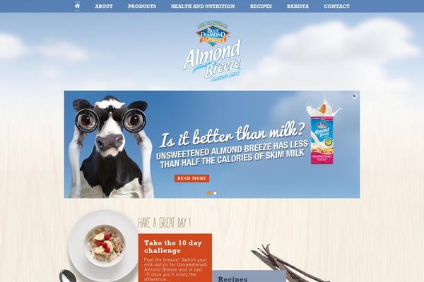 Almond theme site design template sample
