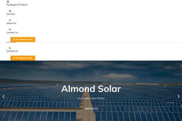 almondsolar.com site used The7childtheme