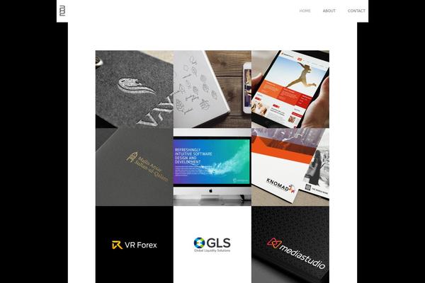 Square theme site design template sample