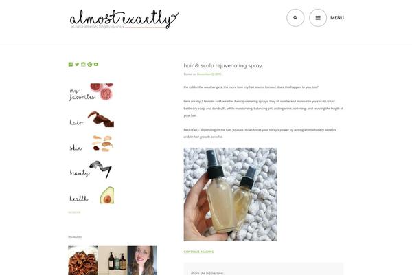 Isabelle theme site design template sample