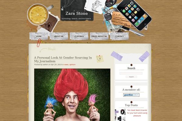 Desk Mess theme site design template sample