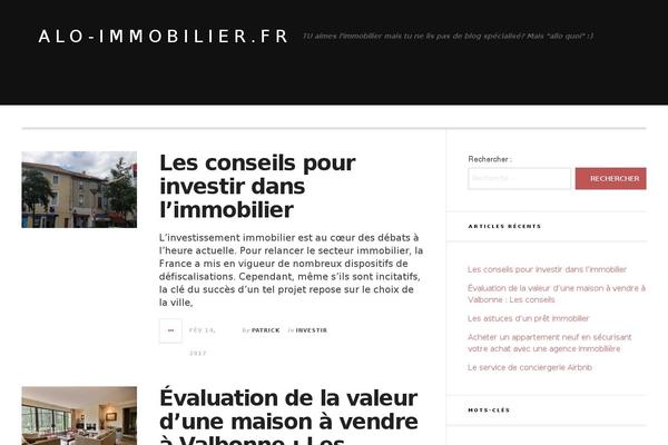 JustWrite theme site design template sample