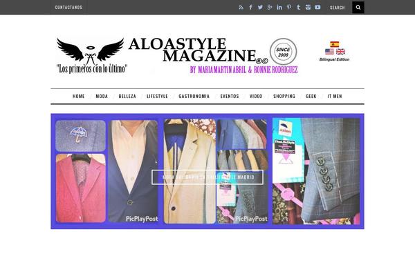 Simplemag theme site design template sample