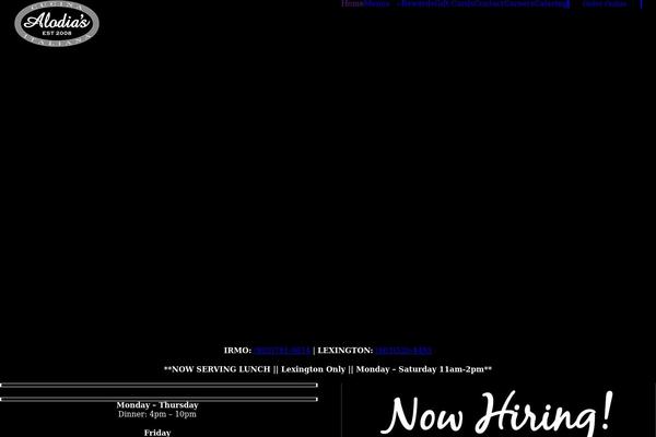 Site using Wppizza plugin