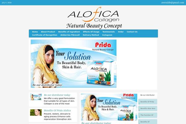 Organic_health_blue theme site design template sample