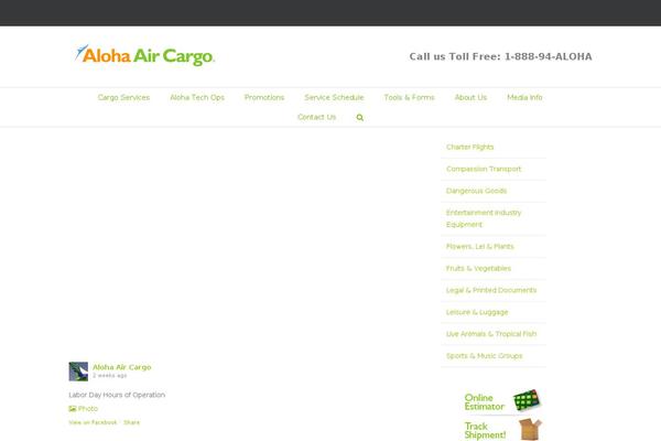 alohaaircargo.com site used Avada-aac