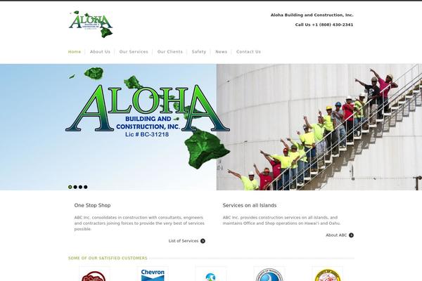 Nevada Child theme site design template sample