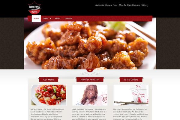 The Restaurant theme site design template sample