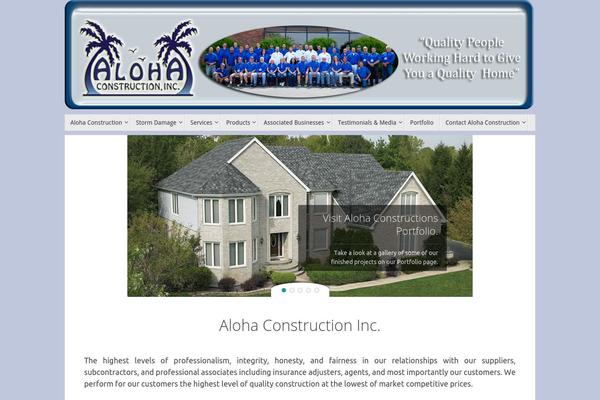 alohaconstructioninc.net site used Tempera