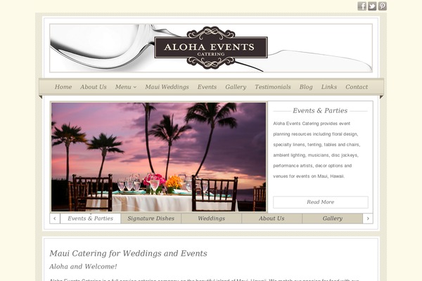 alohaeventscatering.com site used Organic_restaurant_creme