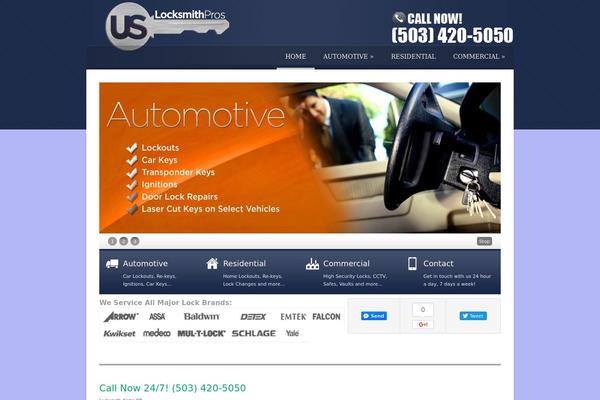 Cold theme site design template sample