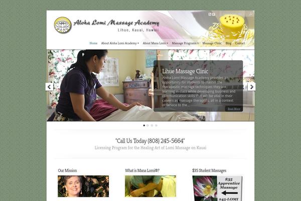 Chameleon theme site design template sample