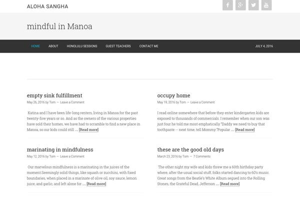 Minimum Pro theme site design template sample