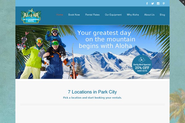 alohaskirentals.com site used Aloha