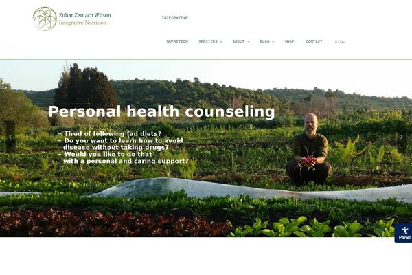 Organic-life theme site design template sample