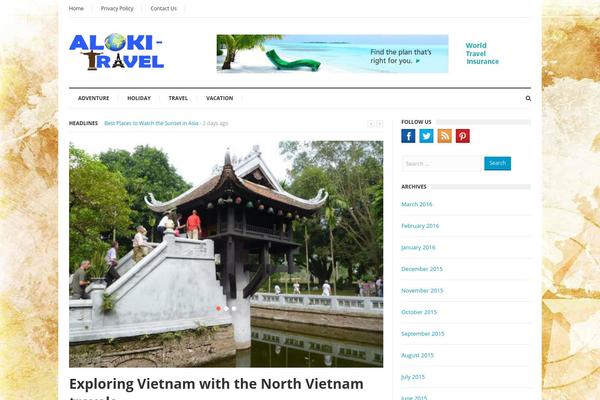 SuperNews theme site design template sample