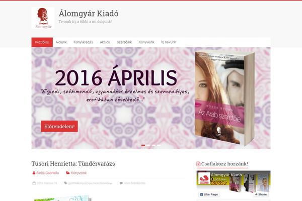 Accelerate theme site design template sample