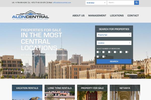 Site using Inspiry-real-estate plugin