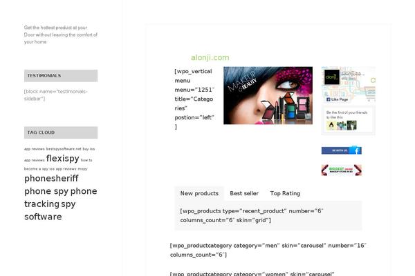 Site using Font-customizer plugin