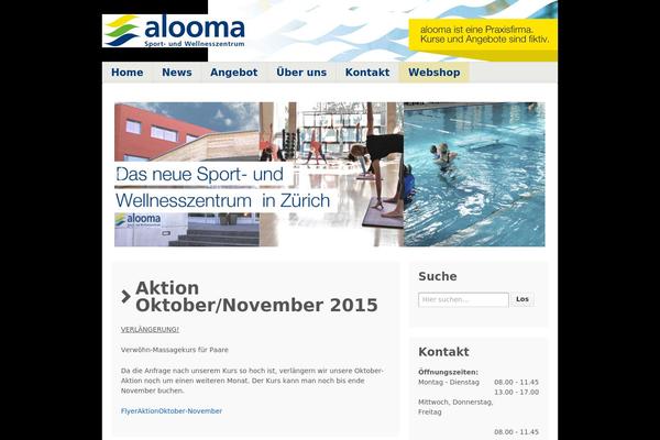 alooma.ch site used Hestia