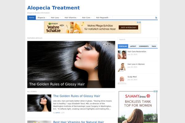 Freshlife theme site design template sample