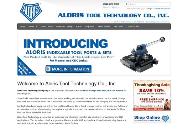 aloris.com site used Aloris