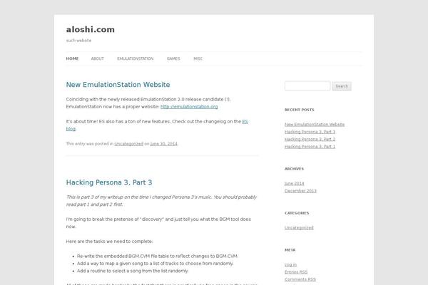 Site using Wp-markdown plugin