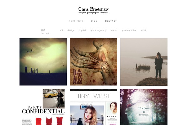 Stockholm theme site design template sample