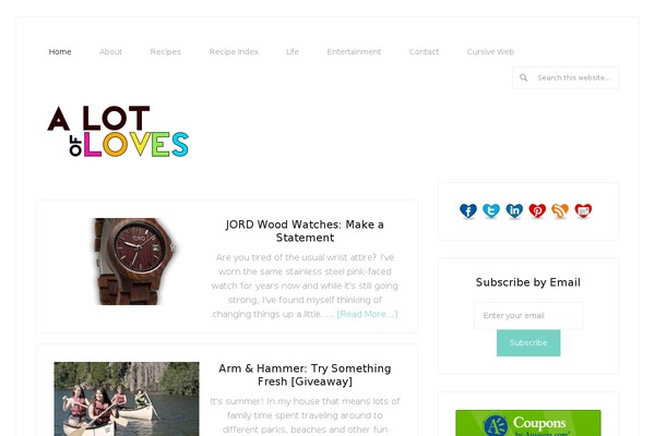 Lifestyle Pro theme site design template sample