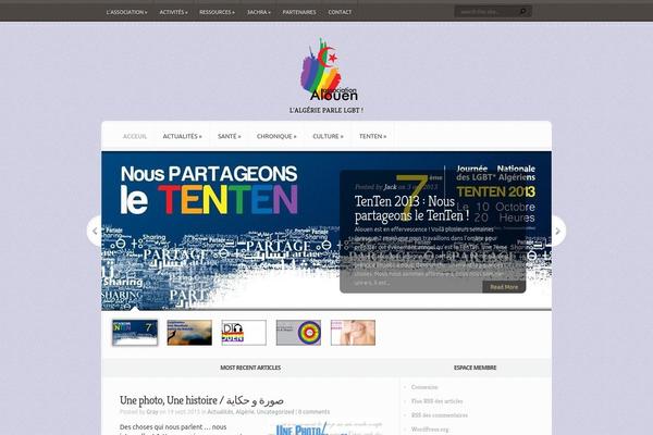 Aggregate theme site design template sample