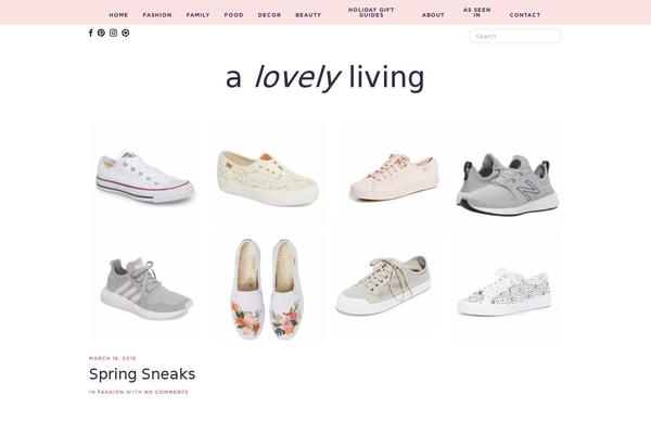 Lovely theme site design template sample