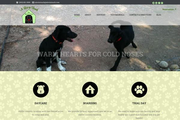 Jupiter theme site design template sample