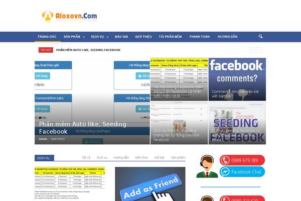 aloxovn.com site used Newspaper Child