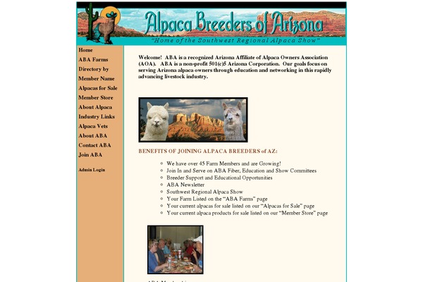 alpacabreedersofarizona.org site used Arizona