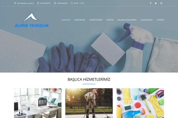 CleanMate theme site design template sample
