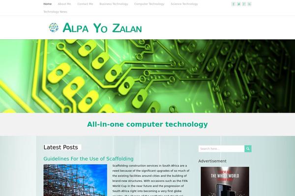 RestImpo theme site design template sample