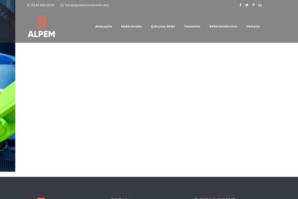 Batiment theme site design template sample