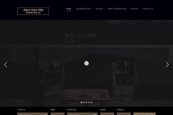 Site using Gdlr-hotel plugin