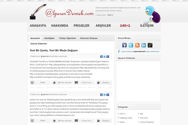 alperendernek.com site used A-v1