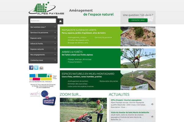 alpes-paysage.com site used Aart