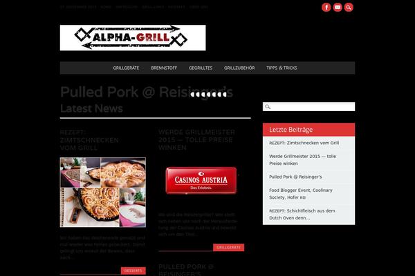 The Newswire theme site design template sample
