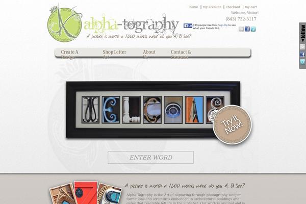 Alpha theme site design template sample